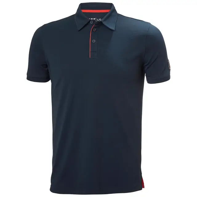Gecertificeerd Helly Hansen Tech Polo Heren 591 Navy - Maat L