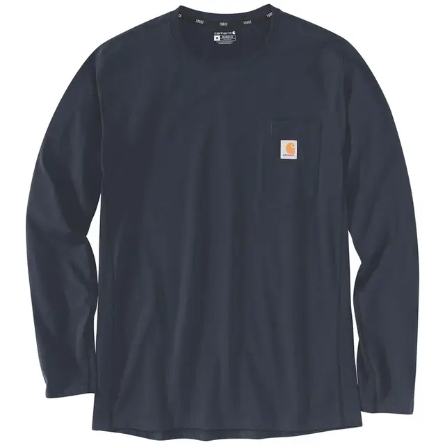 Veilige Betaling Carhartt Force Flex Pocket T-shirt Navy L