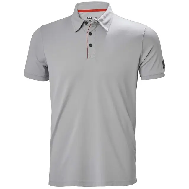 Helly Hansen Tech Polo Heren 931 Lichtgrijs - Maat XS Direct Verzonden