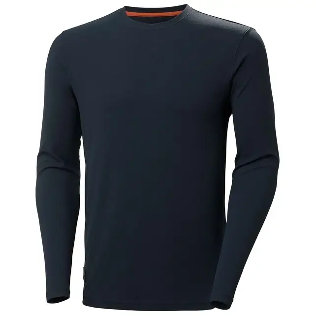 Bestel Nu Helly Hansen Tech Mouwen Heren 591 Marine Blauw - Maat L