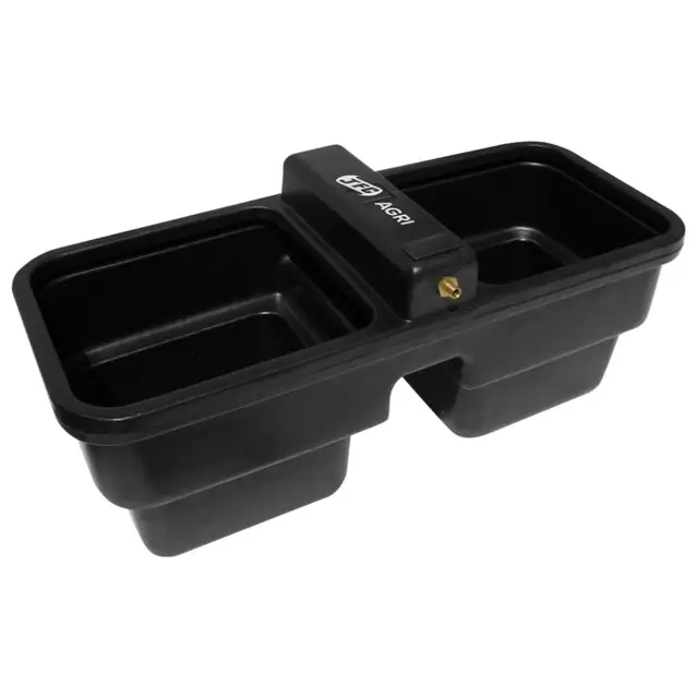 Plaats Bestelling JFC Dubbele Weidedrinkbak - Kunststof - Vlotter - 1/2" - 180 Liter - Model DT40