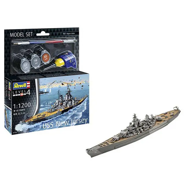 Modelset Slagschip USS New Jersey Gratis Retour