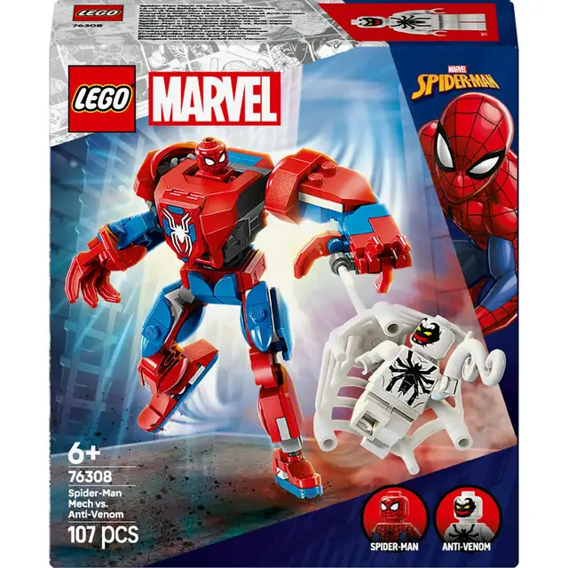 Fabrieksprijs Lego 76308 Super Heroes Marvel Spiderman Mech vs Anti-Venom
