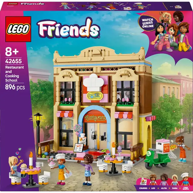 Direct Beschikbaar Lego 42655 Friends Restaurant and Cooking School