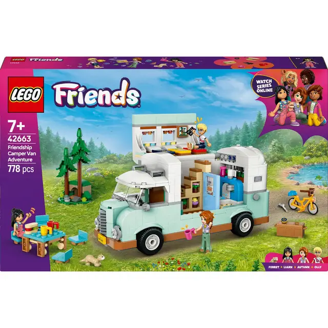 Must-Have Lego 42663 Friends Friendship Camper Van Adventure