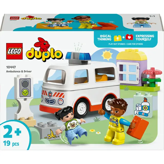 Professioneel Lego 10447 Duplo Town Ambulance & Driver