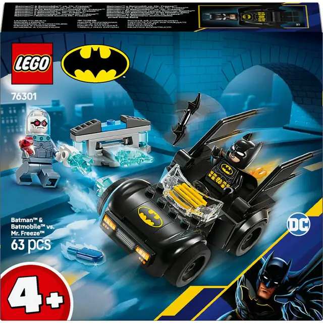 Gratis Retour Lego 76301 Super Heroes DC Batman & Batmobile vs Mr Freeze