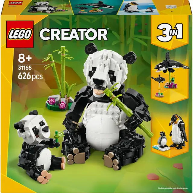 Bulkbestelling Lego 31165 Creator Wild Animals Panda Family