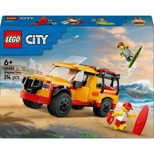 Gecertificeerd Lego 60453 City Great Vehicles Lifeguard Beach Rescue Truck