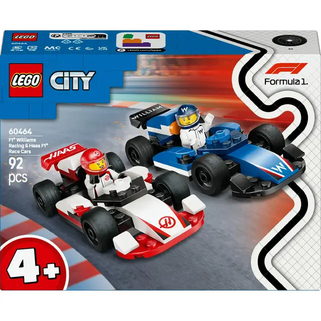 Nu Kopen Lego 60464 City Formule 1 Williams & Haas Finish