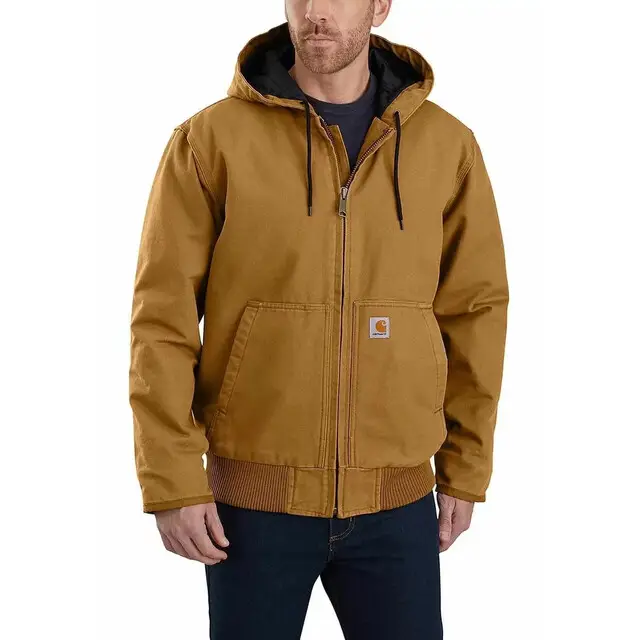 Carhartt Wshdck Actve Jac Carhartt Bruin L Authentiek