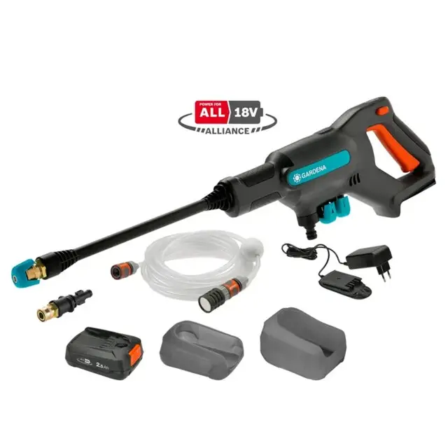 Weekendaanbieding Gardena Accu Hogedrukreiniger AquaClean 18V set