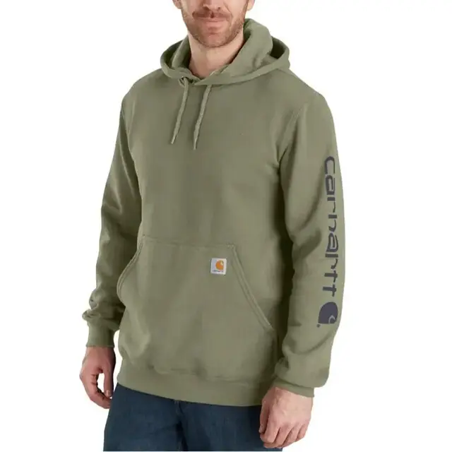 Gereduceerde Prijs Carhartt Sweatshirt K288 Dusty Groen XXL