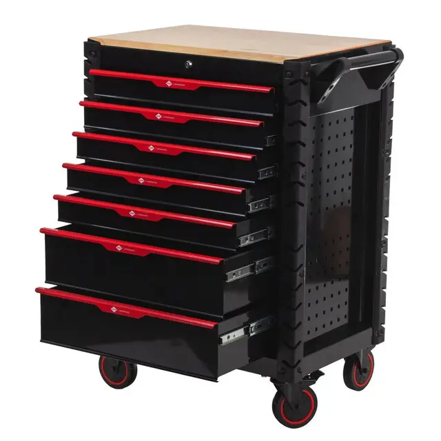 Direct Verzonden Airpress Premium Gereedschapswagen 7 Laden - 217-delig