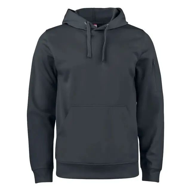 Alleen Vandaag Clique Basic Active Hoodie Zwart - Maat 4XL