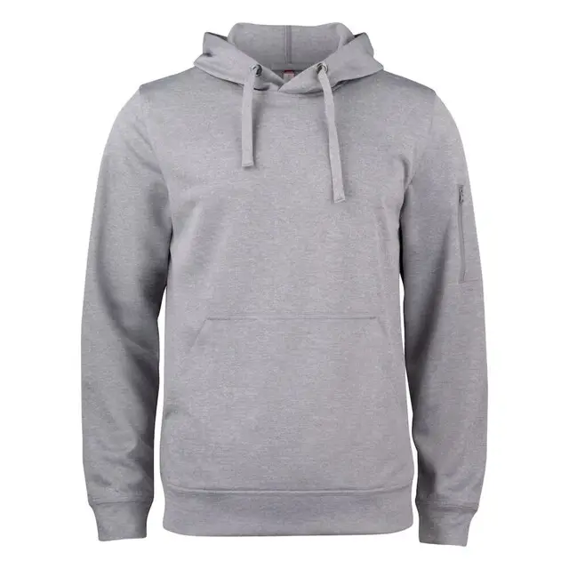 Clique Basic Active Hoodie Grijsmelange - Maat M Dagaanbieding