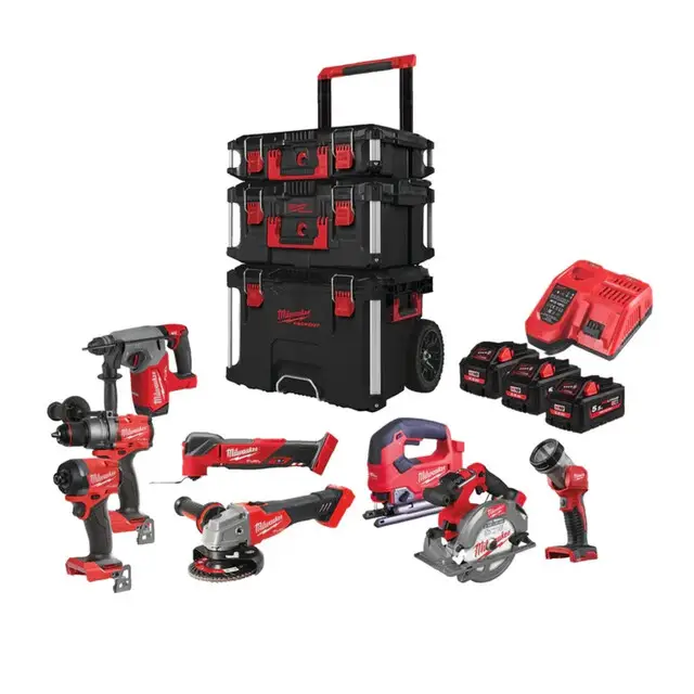 Nieuw Model Milwaukee M18 FPP8E-553P 18V Combiset 8-dlg