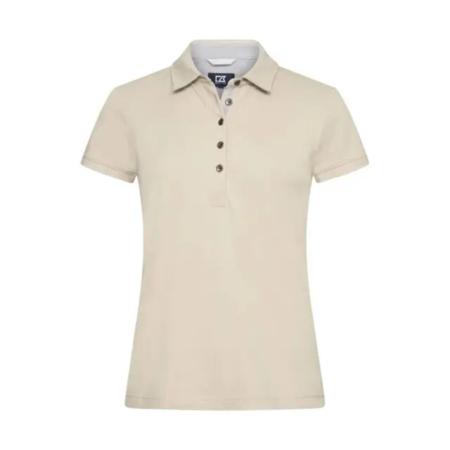 Trendy Cutter &Buck Advantage Premium Polo Dames Beige XXL
