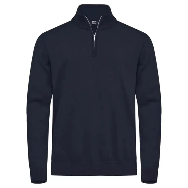 Origineel Cutter &Buck Oakville Hz Sweater Heren Dark Navy L