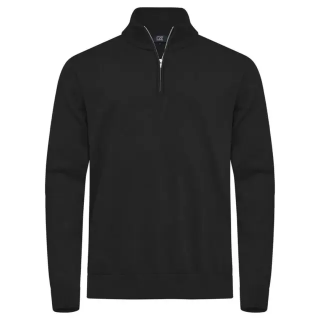 Cutter &Buck Oakville Hz Sweater Heren Zwart S Weekendaanbieding