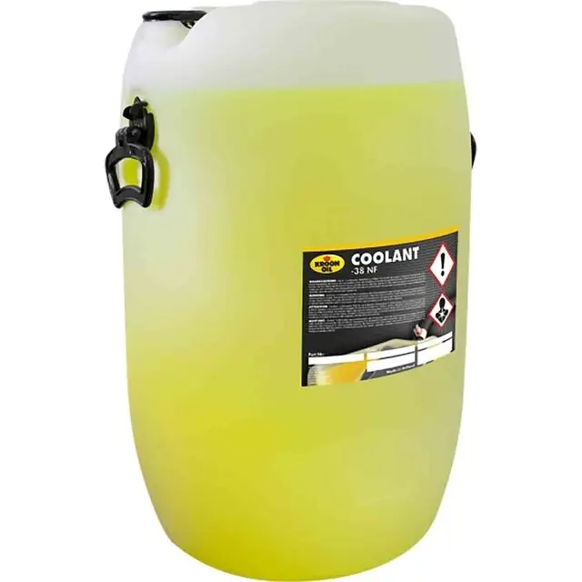 Kroon-Oil Coolant -38 NF silicaatvrije organische koelvloeistof drum 60 liter Laatste Versie