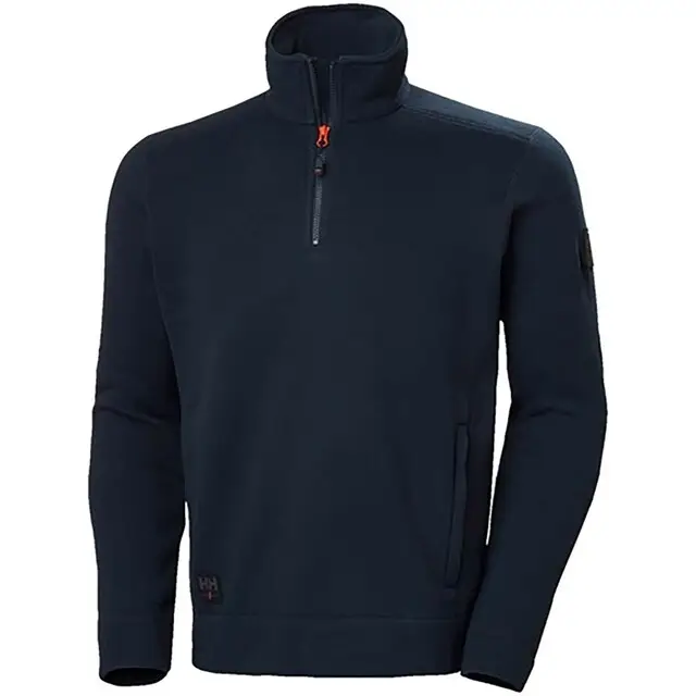 Nu Kopen Helly Hansen Kensington Evo Knit Fleece Halfzip Marine Blauw - Maat S
