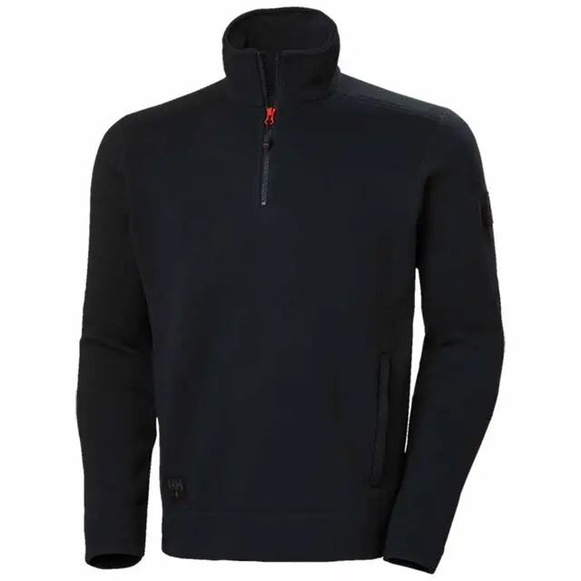 Helly Hansen Kensington Evo Knit Fleece Halfzip Zwart - Maat XXXL Nieuwe Collectie