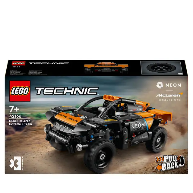 Ambachtelijk LEGO Technic 42166 - NEOM McLaren Extreme E racewagen