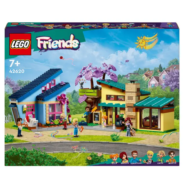 Meest Verkocht LEGO Friends 42620 - Olly en Paisley's huizen