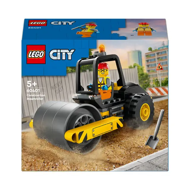 LEGO City 60401 - 60401 City Stoomwals Speelgoed Vrachtwagen Set Express Levering