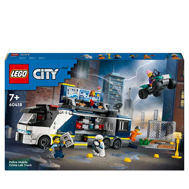 Bulkbestelling LEGO City 60418 - Politielaboratorium in truck