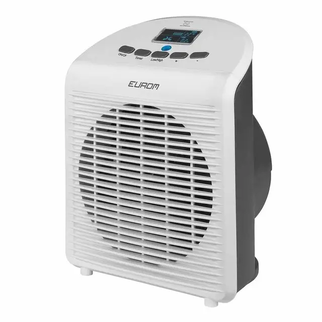 Eurom Safe-t-Fanheater LCD 2000 - Keramische Kachel 2000 W Geld-Terug-Garantie