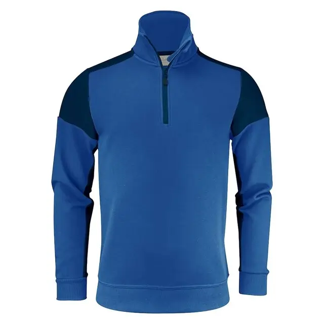 Printer Prime Halfzip Sweater unisex kobalt/marine - maat XL Garantie Inbegrepen