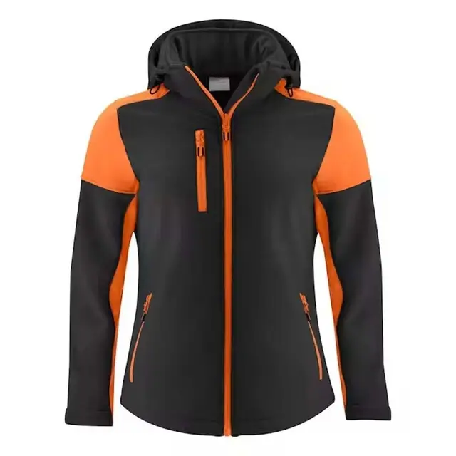Nu Kopen Printer Prime Softshell Jas dames zwart/oranje - maat S