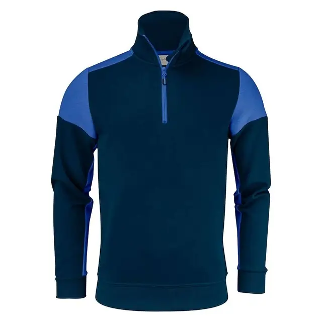 Printer Prime Halfzip Sweater unisex marine/kobalt - maat 4XL Budget