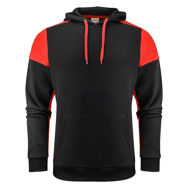 Printer Prime Hoodie unisex zwart/rood - maat M Gratis Verzending