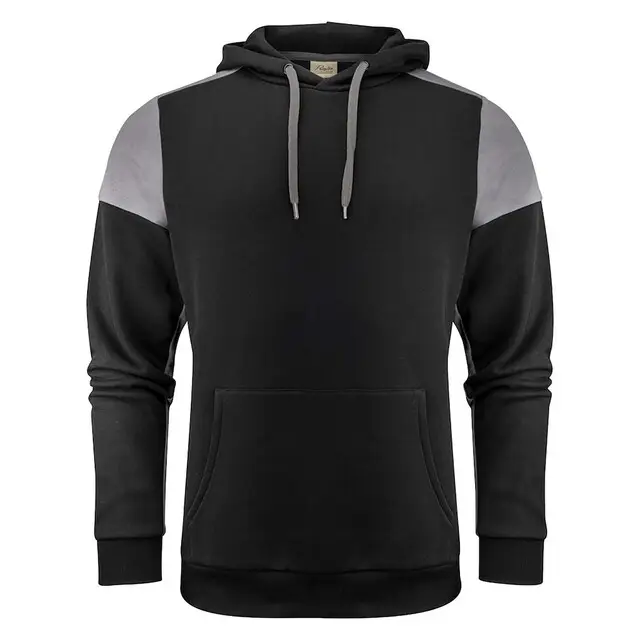 Actieprijs Printer Prime Hoodie unisex zwart/staalgrijs - maat 4XL