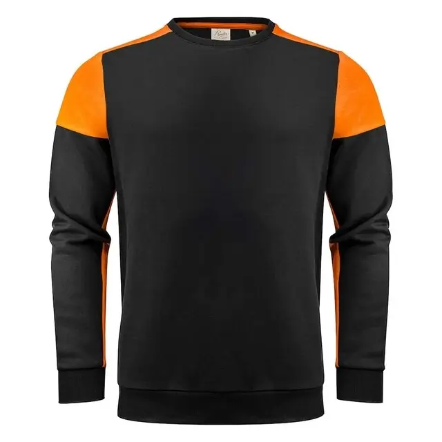 Snelle Levering Printer Prime Crewneck trui zwart/oranje - maat XXL