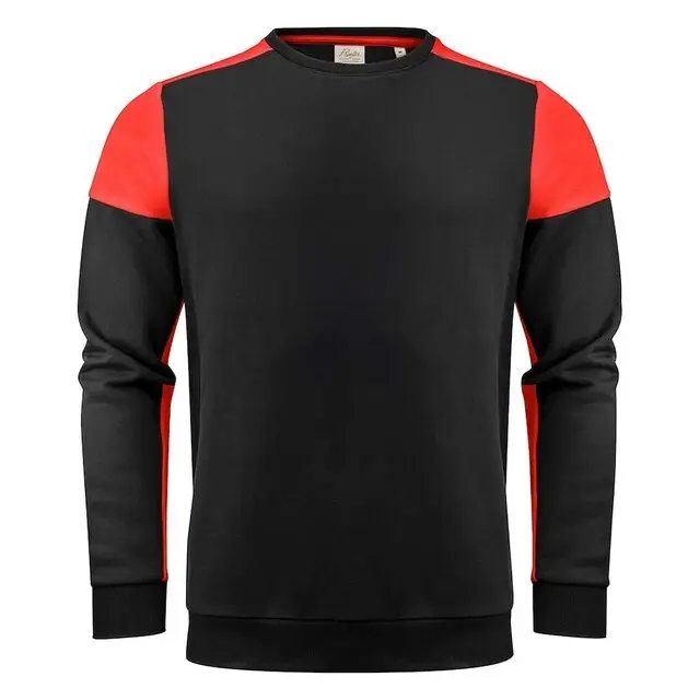 Gratis Retour Printer Prime Crewneck trui zwart/rood - maat S