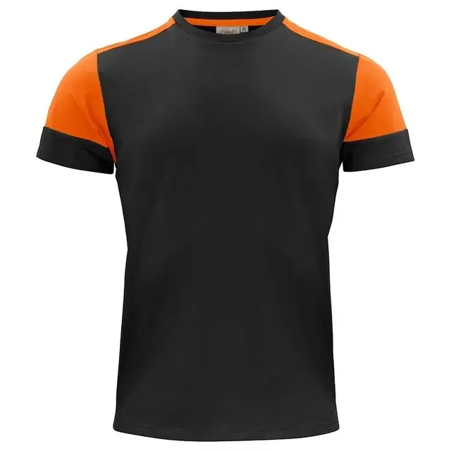 Plaats Bestelling Printer Prime T-shirt zwart/oranje - maat L