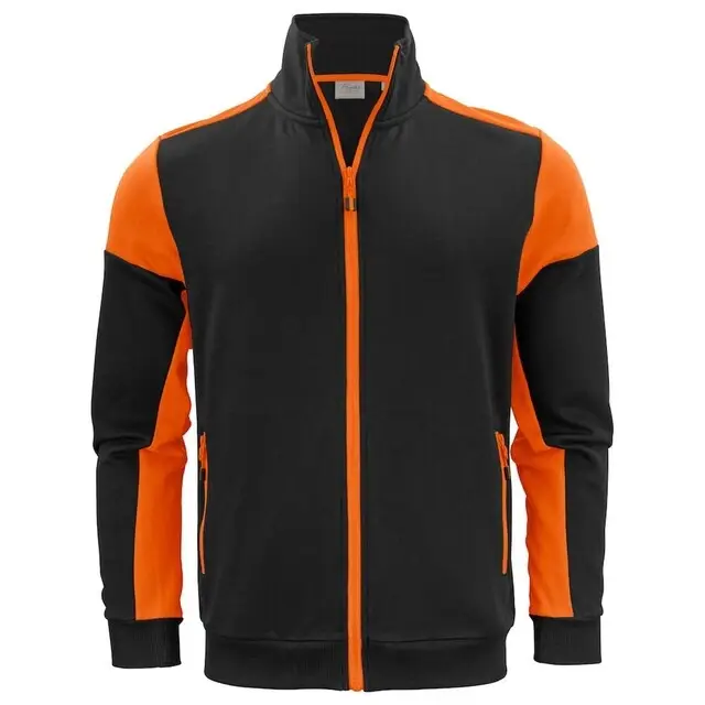 Nieuwe Collectie Printer Prime Sweater jacketvest zwart/oranje - maat S