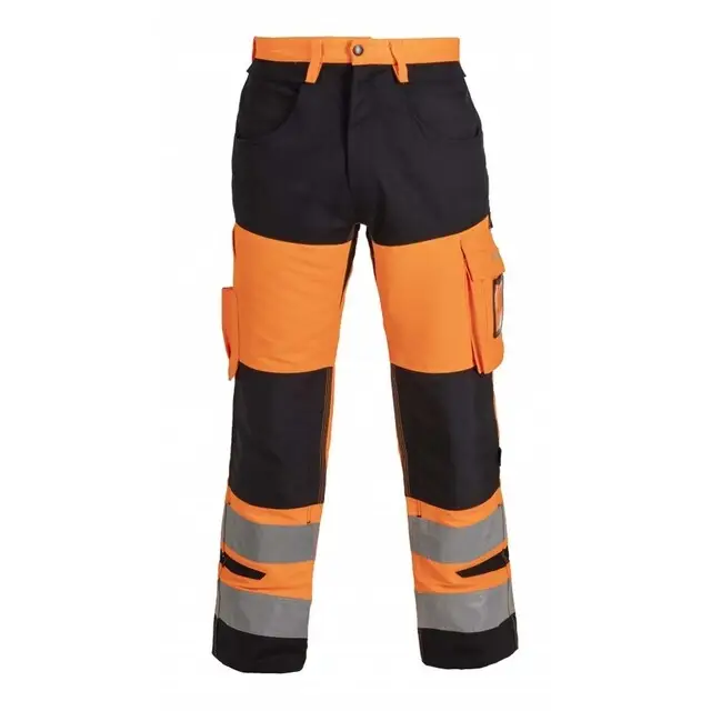 Hydrowear EN20471 Broek Hertford Trendy Hi-Vis Oranje/Zwart - 54 Groothandel
