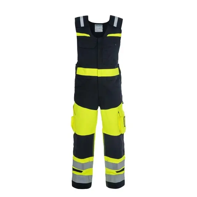 Plaats Bestelling Hydrowear EN20471 Bodybroek Holland Trendy Hi-Vis Geel/Zwart - 48