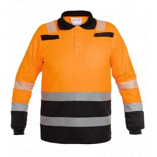 Hydrowear Sweater Tokio Trendy Hi-Vis Oranje/Zwart - L Beste Prijs