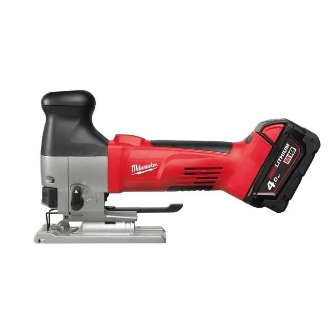 Fabrieksprijs Milwaukee HD18 JSB Decoupeerzaag - 2 x M18 B4 Accu's, M12-18C Lader, Transportkoffer