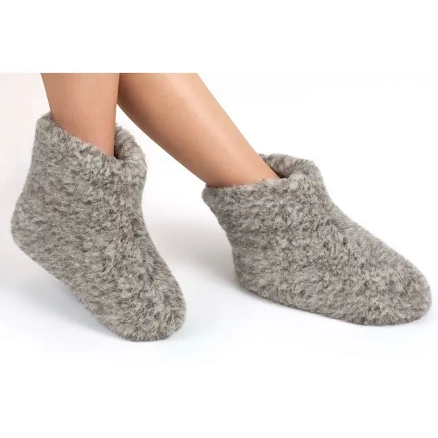 WoolWarmers Sloffen Dolly Grijs - maat 43 Voordeelprijs