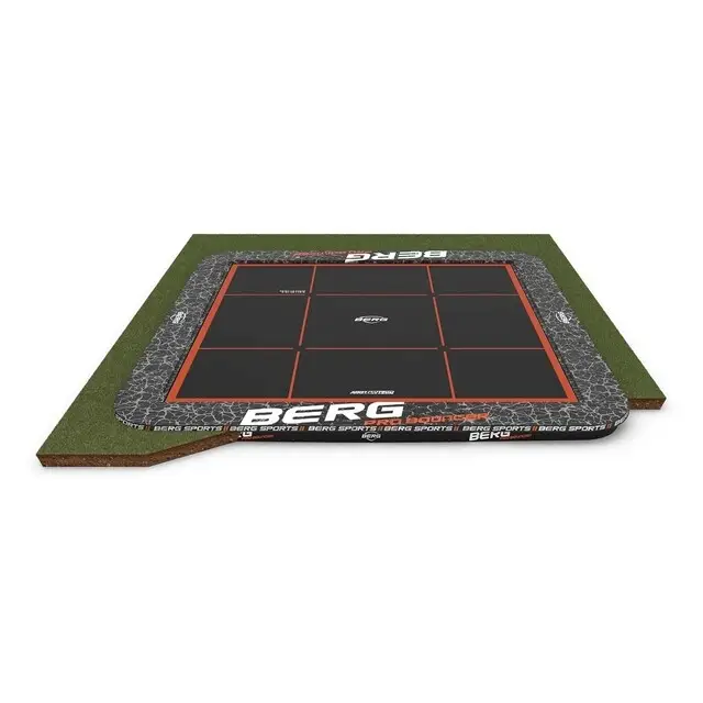 Express Levering BERG Sports Ultim Pro Bouncer Flatground Trampoline 500 x 500 Grijs