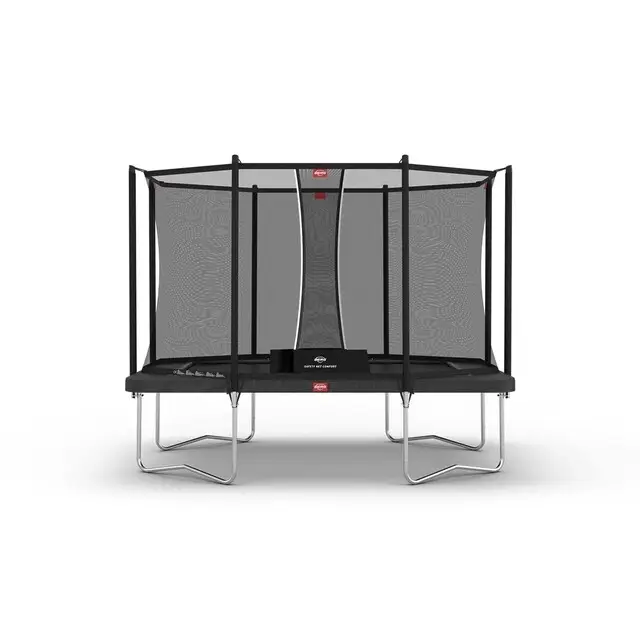 Goedkoop BERG Trampoline Ultim Favorit Regular Zwart met Safety Net Comfort - 330 x 220 cm