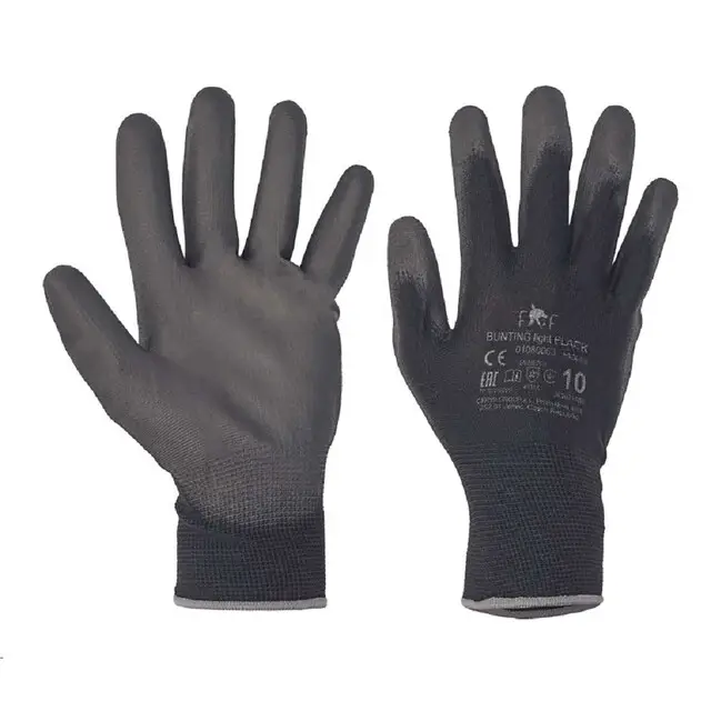 CERVA Handschoenen FF Bunting Light HS-04-003 Zwart 10 Nieuw Model