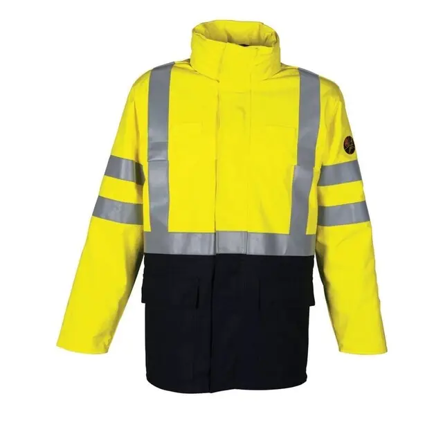 Bestel Nu HAVEP Multi Protector Parka Jas 40001 Geel/Marine Maat M